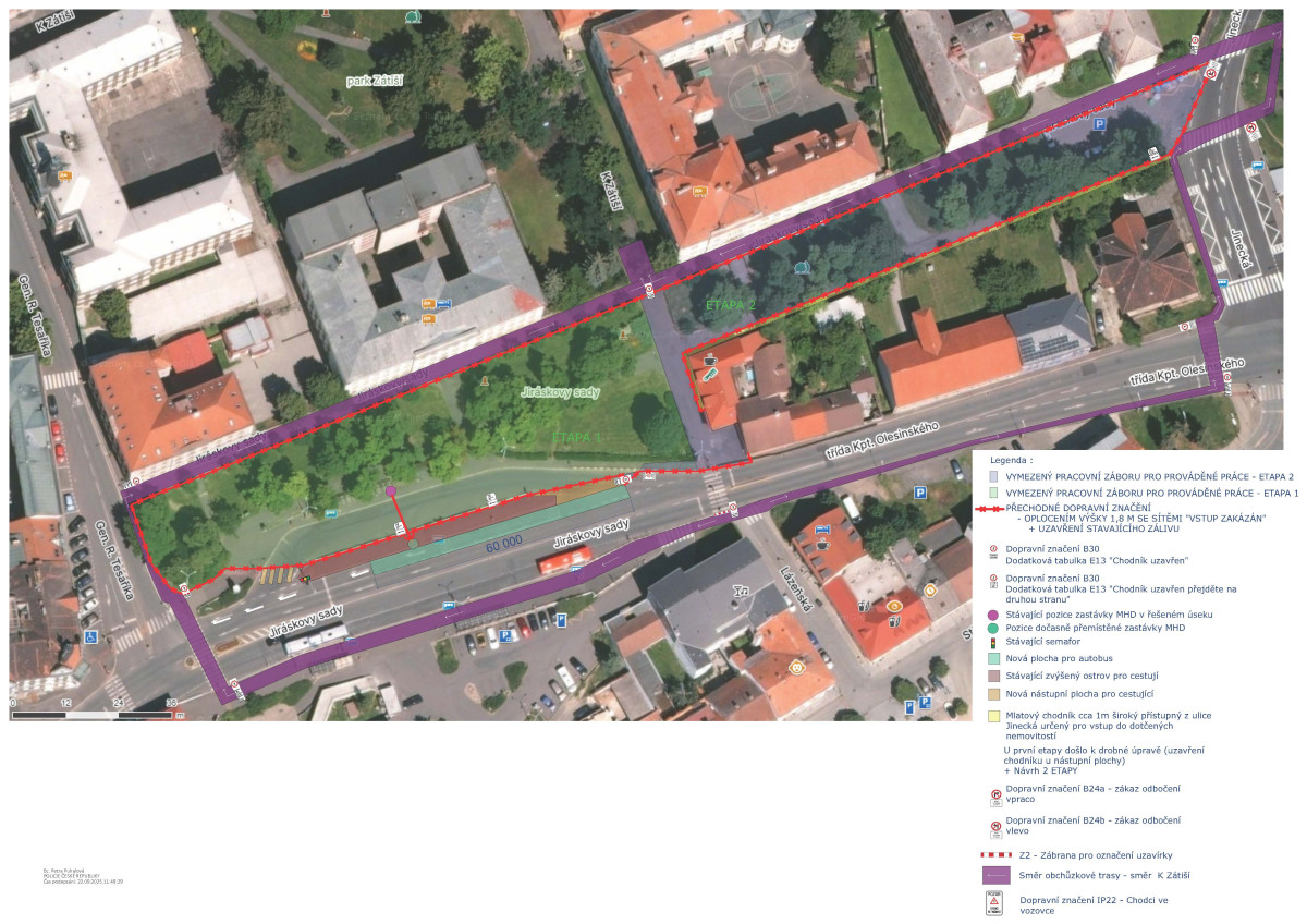Revitalizace 2.etapa Jiráskovy sady